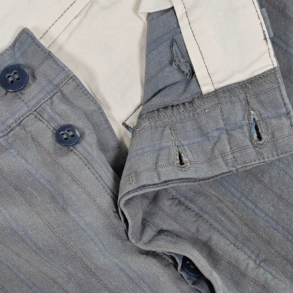 RRL Ralph Lauren Field Fit Chino Pants Mens 38x32 Maitland Stripe Grey 395 MSRP - Picture 10 of 16